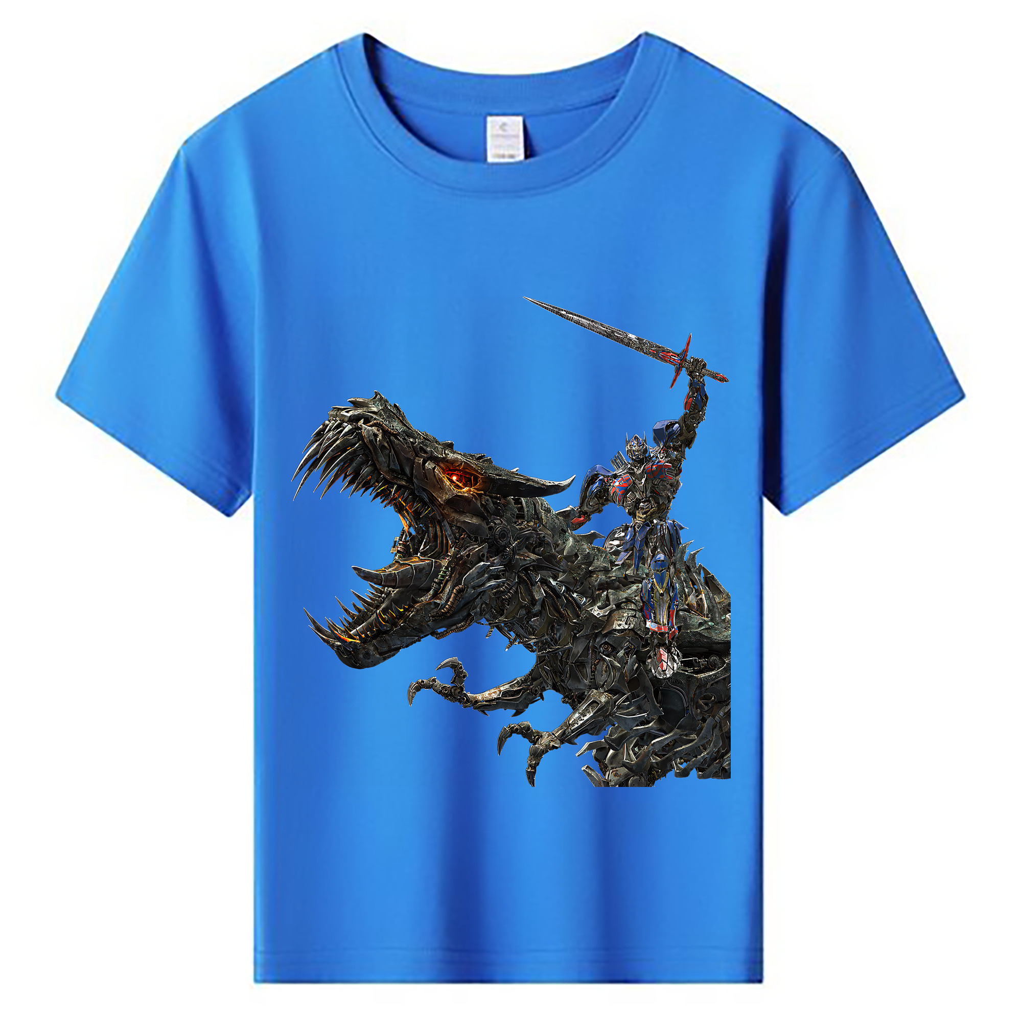 （画像用） Transformers トランスフォーマー 綿100％キッズTシャツ（フロントプリント）